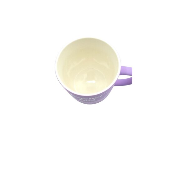 Teacher Fuel Lavender Ceramic Coffee Mug With Humorous Saying - Picture 3 of 7